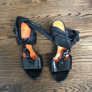 Moschino leather sandals